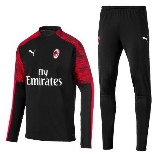 Trainingsanzug AC Milan 2019-20 Schwarz Rote